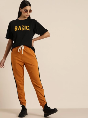 Baskılı Kadın T-shirt - Siyah
