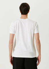 Unisex Basic Bisiklet Yaka Regular T-Shirt - Beyaz