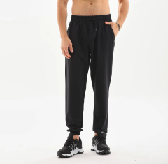 Unisex Lastik Paçalı Eşofman Altı - Siyah