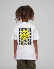 Çocuk Unisex Baskılı T-Shirt - Beyaz
