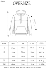 Unisex Tam Fermuarlı Kapşonlu  SweatShirt - Füme