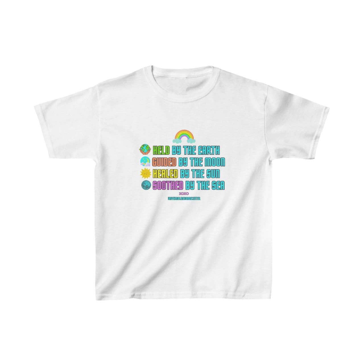 Unisex Çocuk Baskılı T-Shirt - Beyaz