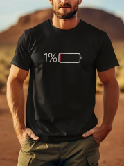 20/1 Penye Compack Sarj %1 Baskılı Oversize Bisiklet Yaka Kısa Kol Yazlık T-shirt - Siyah