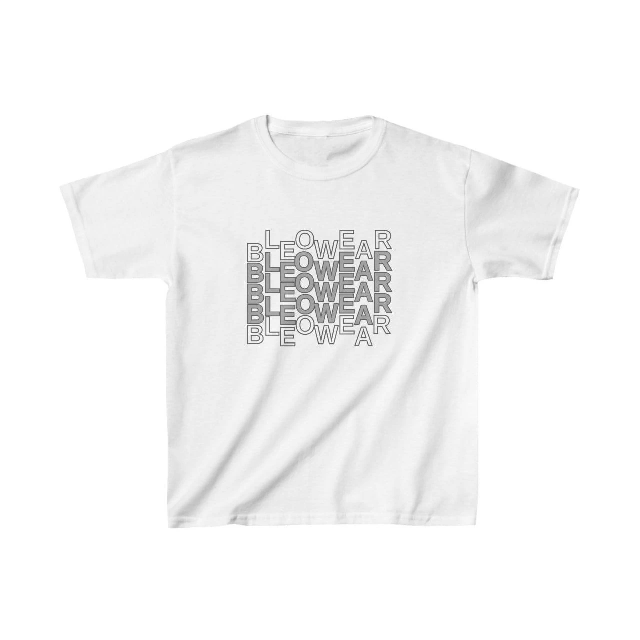Unisex Çocuk Baskılı T-Shirt - Beyaz