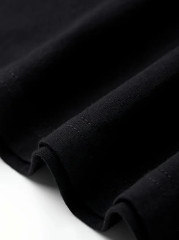 20/1 Penye Compack Özgür kuşlar Baskılı Baskılı Oversize Bisiklet Yaka T-shirt - Beyaz