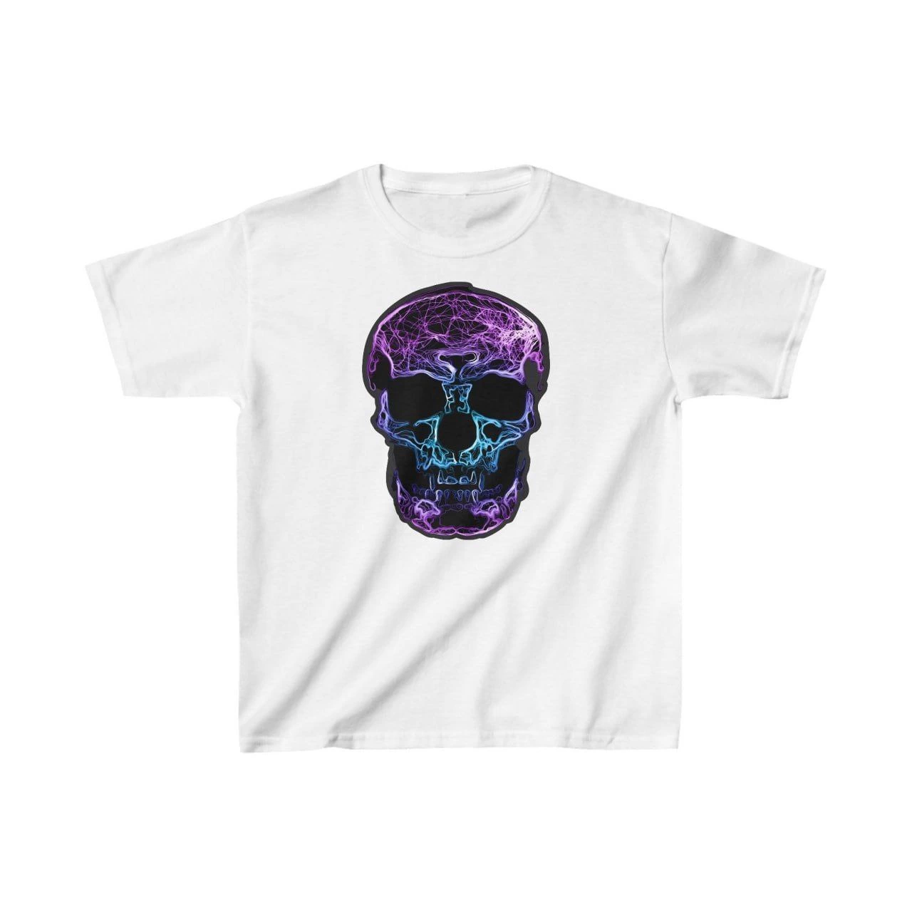 Unisex Çocuk Baskılı T-Shirt - Beyaz