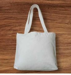 Unisex Piknik ve Deniz Cepli Fermuarlı Çanta - Beyaz