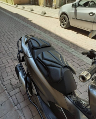 Konfor Sele Motosiklet Üniversal Koltuk Konfor Sele Deri - Siyah