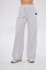İki iplik Bol Paça Eşofman Pantalon - Gri